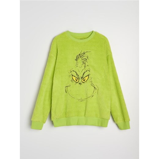 Sinsay - Bluza crewneck regular z misiem Grinch - Inny ze sklepu Sinsay w kategorii Bluzy męskie - zdjęcie 185736530