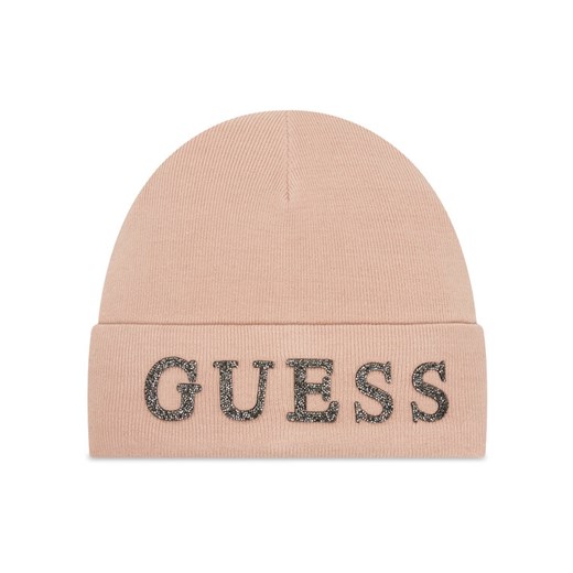 Czapka Guess AW5398 POL01 Różowy ze sklepu eobuwie.pl w kategorii Czapki zimowe damskie - zdjęcie 185736911