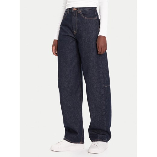 Calvin Klein Jeans Jeansy Extreme LV047D701G Granatowy Barrel Fit ze sklepu MODIVO w kategorii Jeansy damskie - zdjęcie 185737424