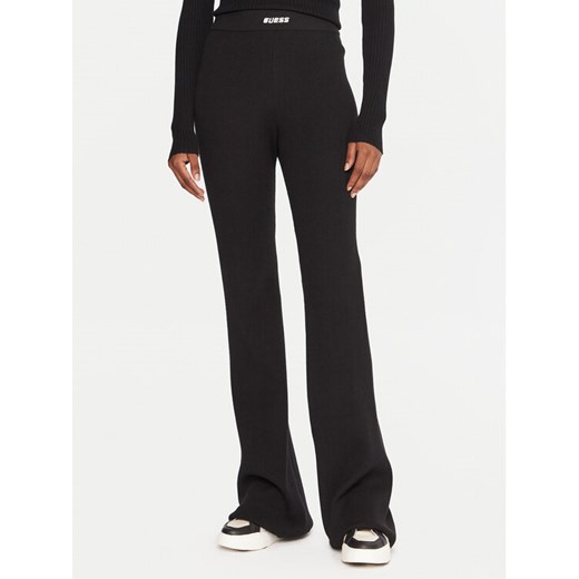 Guess Legginsy V5BB08 Z3JD2 Czarny Flare Fit ze sklepu MODIVO w kategorii Spodnie damskie - zdjęcie 185737471