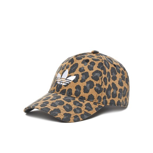 adidas Czapka z daszkiem Leopard JW8034 Brązowy ze sklepu MODIVO w kategorii Czapki z daszkiem damskie - zdjęcie 185737542