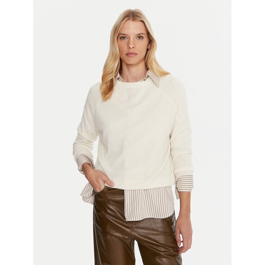 Marella Sweter Tesa 2523366171 Biały Relaxed Fit ze sklepu MODIVO w kategorii Swetry damskie - zdjęcie 185737621