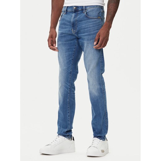 G-Star Raw Jeansy Revend 51010-8968-6028 Granatowy Skinny Fit ze sklepu MODIVO w kategorii Jeansy męskie - zdjęcie 185737652