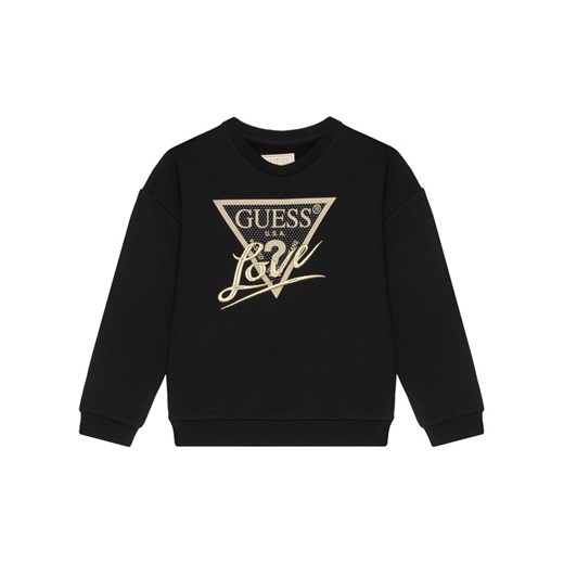 Guess Bluza J5BQ04 KAV34 Czarny Relaxed Fit ze sklepu MODIVO w kategorii Bluzy chłopięce - zdjęcie 185737672