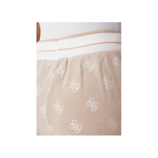 Guess Spodnie dresowe V5BB00 K1902 Brązowy Wide Leg Guess L MODIVO