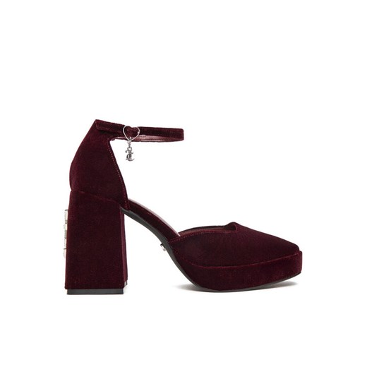 Czółenka Juicy Couture EO-W2SH59501A Bordowy ze sklepu eobuwie.pl w kategorii Czółenka - zdjęcie 185741190