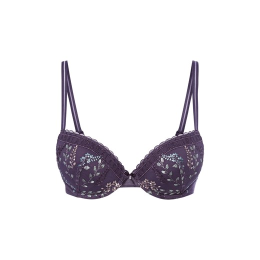 Lascana Biustonosz damski na fiszbinach - usztywniany Kobiety bakłażanowy wzorzysty ze sklepu vangraaf w kategorii Biustonosze - zdjęcie 185742154