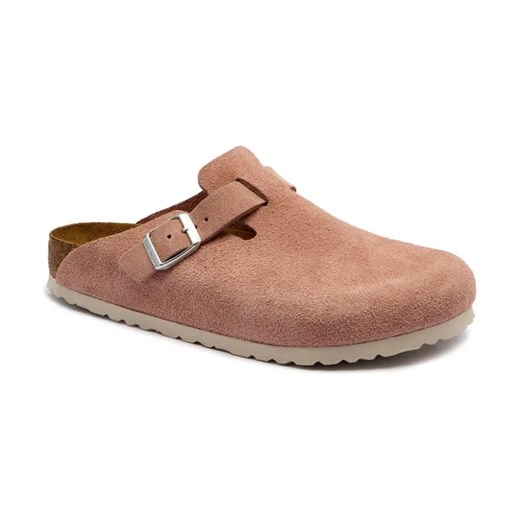 Birkenstock Skórzane mule BOSTON SOFT FOOTBED ze sklepu Gomez Fashion Store w kategorii Klapki damskie - zdjęcie 185742191