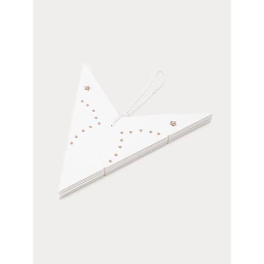 Sinsay - Dekoracja świąteczna w kształcie gwiazdy - biały Sinsay One Size Sinsay