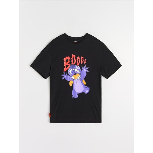 Sinsay - Koszulka comfort fit na Halloween Stitch - czarny ze sklepu Sinsay w kategorii T-shirty męskie - zdjęcie 185743530