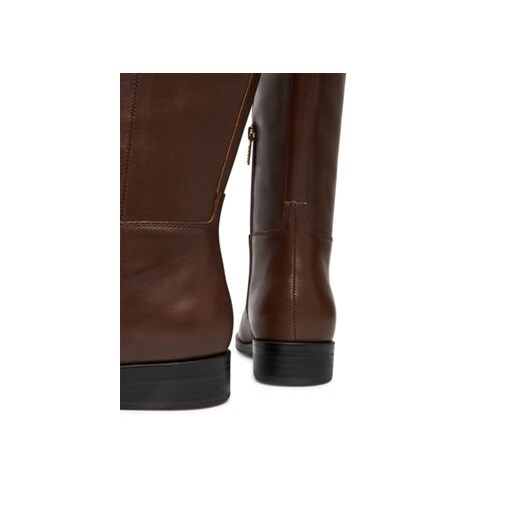 Kozaki Guess FLFZOR LEA11 Brązowy Guess 35 eobuwie.pl