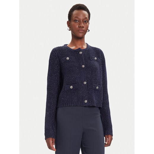 Liu Jo Kardigan MF5235 MA88A Granatowy Regular Fit ze sklepu MODIVO w kategorii Swetry damskie - zdjęcie 185743930