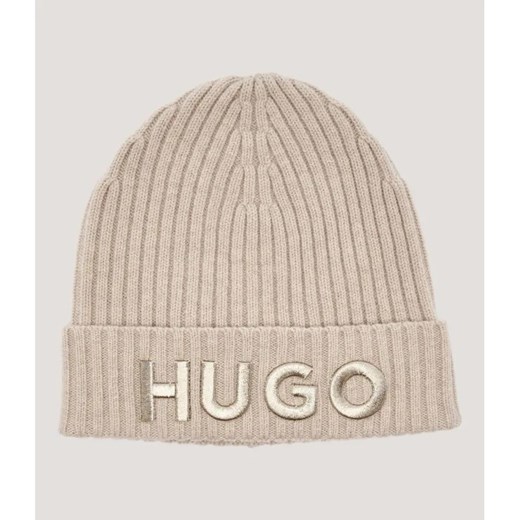 HUGO Wełniana czapka Unisex X ze sklepu Gomez Fashion Store w kategorii Czapki zimowe damskie - zdjęcie 185744324