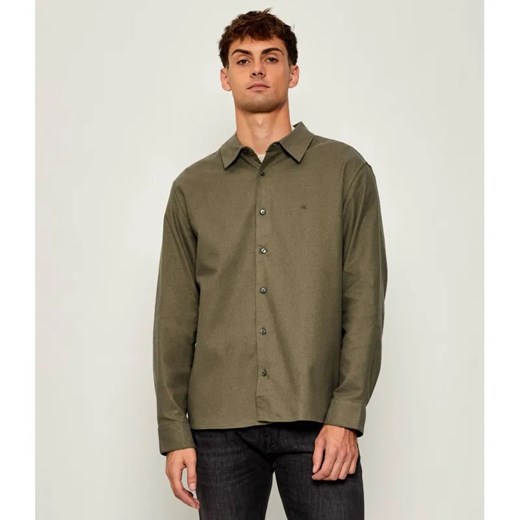 Calvin Klein Koszula MELANGE | Regular Fit ze sklepu Gomez Fashion Store w kategorii Koszule męskie - zdjęcie 185744442