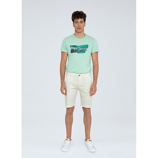 Pepe Jeans Szorty w kolorze białym ze sklepu Limango Polska w kategorii Spodenki męskie - zdjęcie 185745224