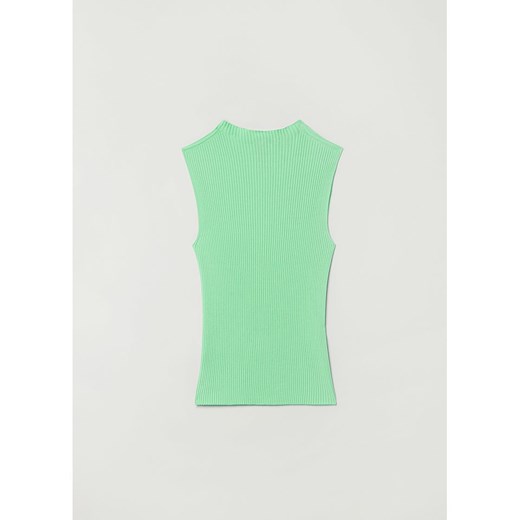 STEFANEL Top w kolorze zielonym Stefanel M Limango Polska promocja