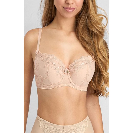 Marilyn biustonosz półusztywniany semi-soft Romantica 02, Kolor beżowy, Rozmiar 70E, Marilyn ze sklepu Intymna w kategorii Biustonosze - zdjęcie 185746111