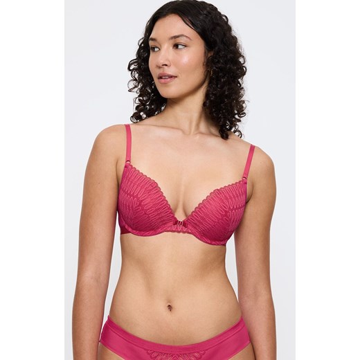 Triumph biustonosz push-up Aura Spotlight 10216452-6653, Kolor intensywny róż, Rozmiar 75D, Triumph ze sklepu Intymna w kategorii Biustonosze - zdjęcie 185746163