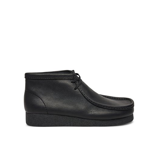 Trzewiki Clarks Wallabee Evo Bt 26179710 Czarny ze sklepu eobuwie.pl w kategorii Buty zimowe męskie - zdjęcie 185746582