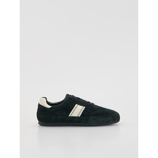 Reserved - Zamszowe sneakersy - czarny ze sklepu Reserved w kategorii Buty sportowe damskie - zdjęcie 185752172