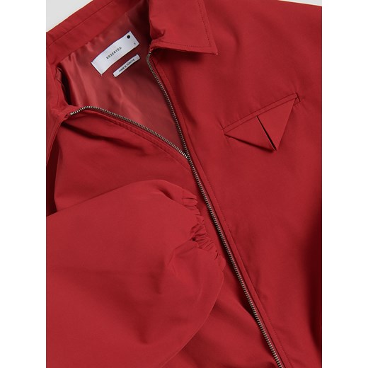 Reserved - Kurtka bomberka z kołnierzykiem - czerwony Reserved XS Reserved
