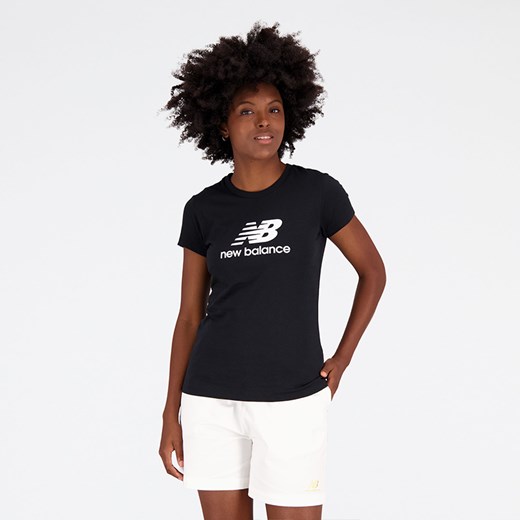 Koszulka damska New Balance WT31546BK – czarna ze sklepu New Balance Poland w kategorii Bluzki damskie - zdjęcie 185752571