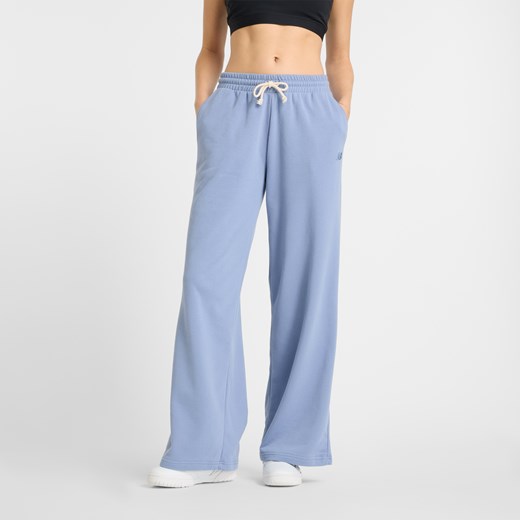 Spodnie damskie New Balance WP51503DUS – niebieskie ze sklepu New Balance Poland w kategorii Spodnie damskie - zdjęcie 185752644
