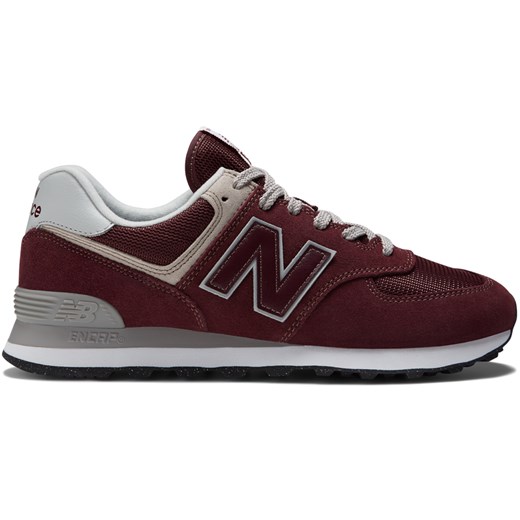 Buty męskie New Balance ML574EVM - bordowe ze sklepu New Balance Poland w kategorii Buty sportowe męskie - zdjęcie 185752691