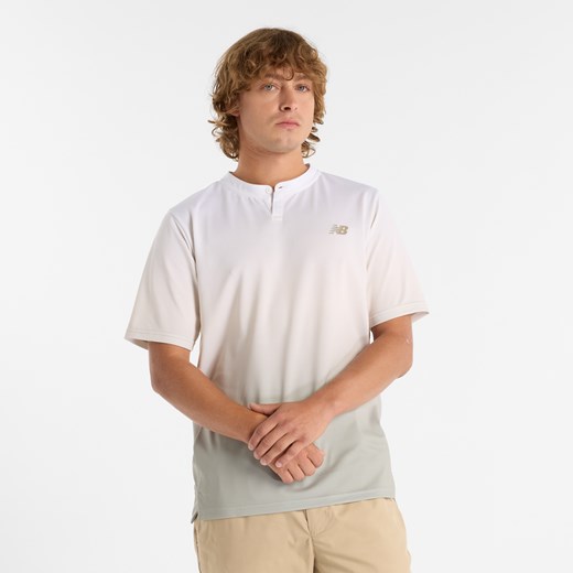Koszulka męska New Balance MT41406LIN – beżowa ze sklepu New Balance Poland w kategorii T-shirty męskie - zdjęcie 185752733
