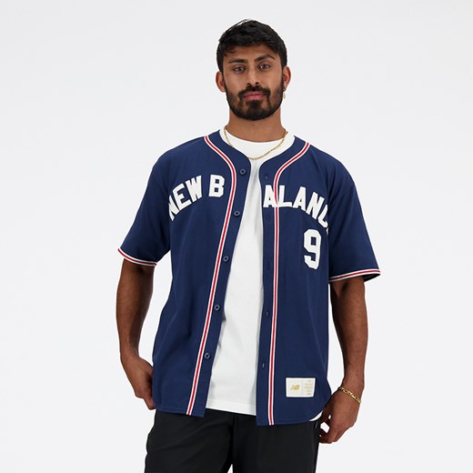 Koszulka męska New Balance MT41512NNY – granatowa ze sklepu New Balance Poland w kategorii T-shirty męskie - zdjęcie 185752751