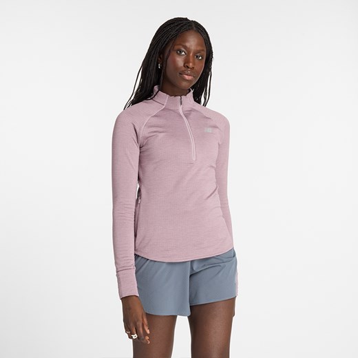 Bluza damska New Balance WT43200IWH – różowa ze sklepu New Balance Poland w kategorii Bluzy damskie - zdjęcie 185752793