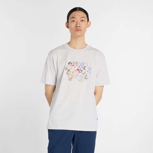 Koszulka męska New Balance MT53905AHH – szara ze sklepu New Balance Poland w kategorii T-shirty męskie - zdjęcie 185752810