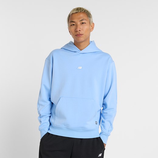 Bluza męska New Balance MT44583ELE – niebieska ze sklepu New Balance Poland w kategorii Bluzy męskie - zdjęcie 185752860