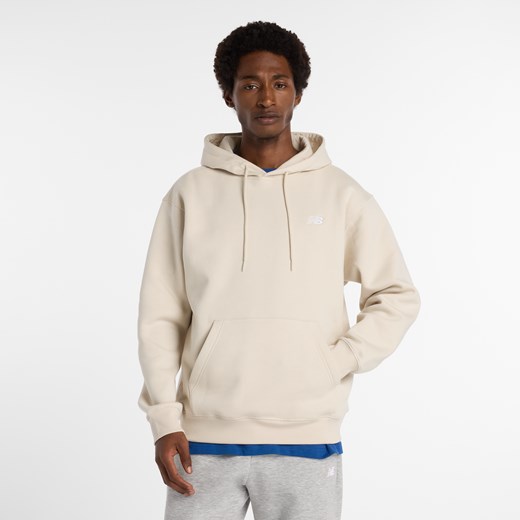 Bluza męska New Balance MT41511TWF – beżowa ze sklepu New Balance Poland w kategorii Bluzy męskie - zdjęcie 185752870