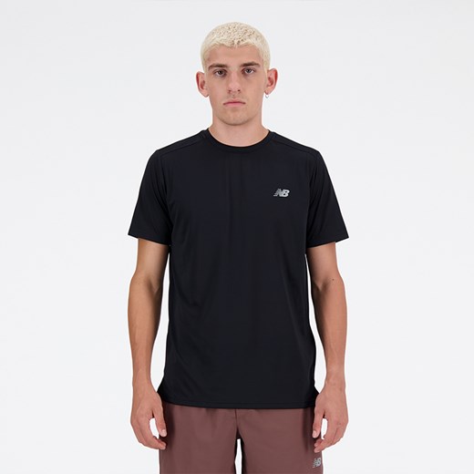 Koszulka męska New Balance MT41222BK – czarna ze sklepu New Balance Poland w kategorii T-shirty męskie - zdjęcie 185752872