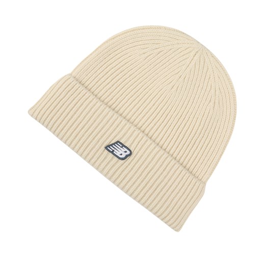 Czapka New Balance LAH53008PEF – beżowa ze sklepu New Balance Poland w kategorii Czapki zimowe męskie - zdjęcie 185752903