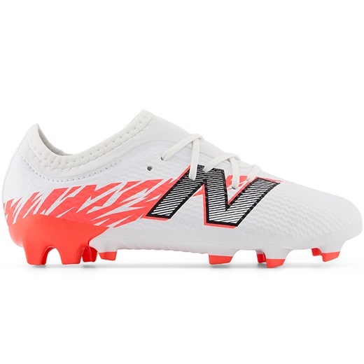 Korki dziecięce New Balance FURON TEAM JNR FG V8 SJF3FIB8 – białe ze sklepu New Balance Poland w kategorii Buty sportowe dziecięce - zdjęcie 185752924