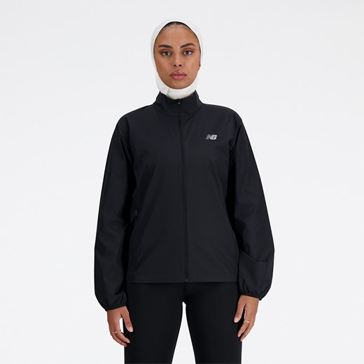 Kurtka damska New Balance WJ41243BK – czarna ze sklepu New Balance Poland w kategorii Kurtki damskie - zdjęcie 185752992