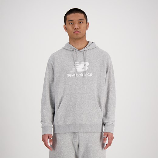 Bluza męska New Balance MT41501AG – szara ze sklepu New Balance Poland w kategorii Bluzy męskie - zdjęcie 185753163