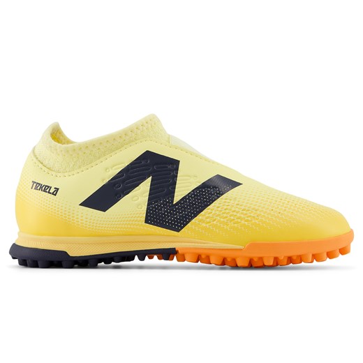 Turfy dziecięce New Balance TEKELA V4+ MAGIQUE JNR FG SJT3TJ45 – żółte ze sklepu New Balance Poland w kategorii Buty sportowe dziecięce - zdjęcie 185753192