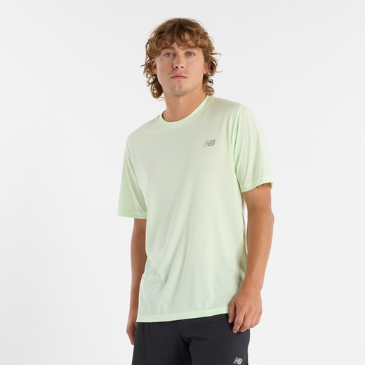 Koszulka męska New Balance MT41253MEW – miętowa ze sklepu New Balance Poland w kategorii T-shirty męskie - zdjęcie 185753204