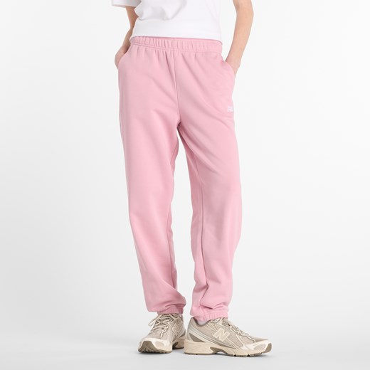 Spodnie damskie New Balance WP41500PTF – różowe ze sklepu New Balance Poland w kategorii Spodnie damskie - zdjęcie 185753244