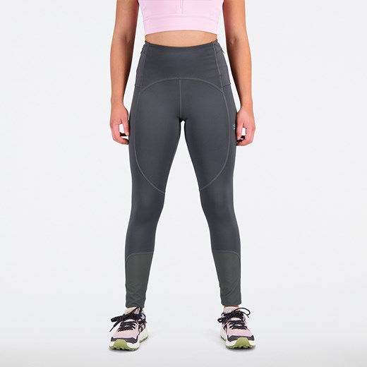 Legginsy damskie New Balance WP31275ACK – czarne ze sklepu New Balance Poland w kategorii Spodnie damskie - zdjęcie 185753293