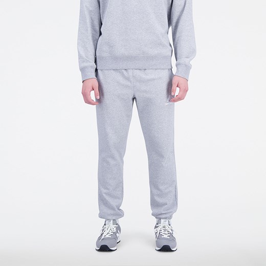 Spodnie męskie New Balance MP31539AG – szare ze sklepu New Balance Poland w kategorii Spodnie męskie - zdjęcie 185753320