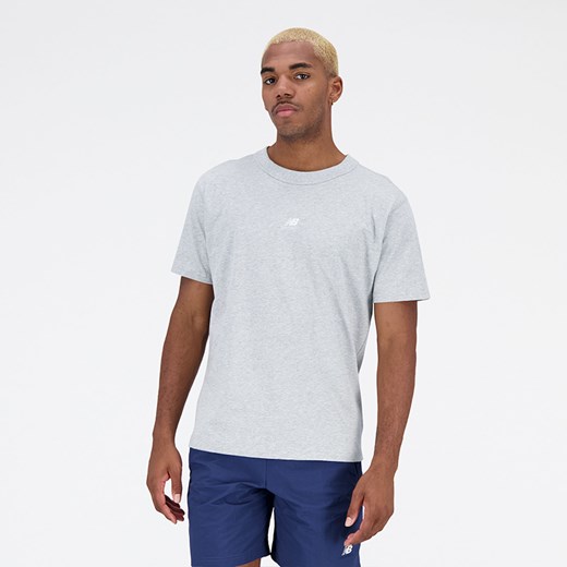 Koszulka męska New Balance MT31504AG – szara ze sklepu New Balance Poland w kategorii T-shirty męskie - zdjęcie 185753353
