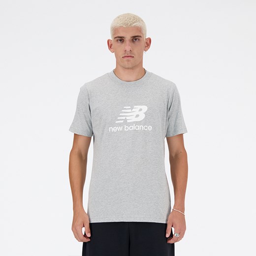Koszulka męska New Balance MT41502AG – szara ze sklepu New Balance Poland w kategorii T-shirty męskie - zdjęcie 185753404