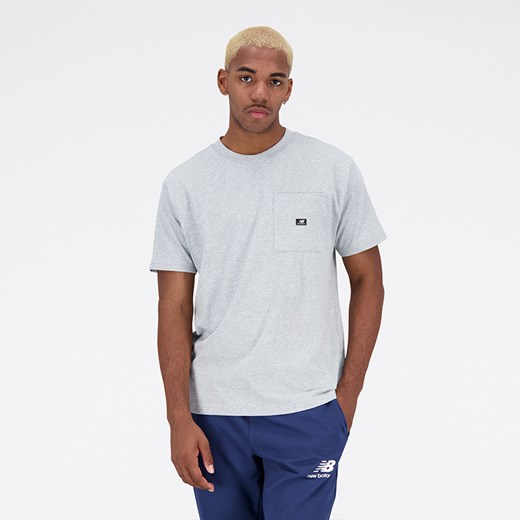 Koszulka męska New Balance MT31542AG – szara ze sklepu New Balance Poland w kategorii T-shirty męskie - zdjęcie 185753573