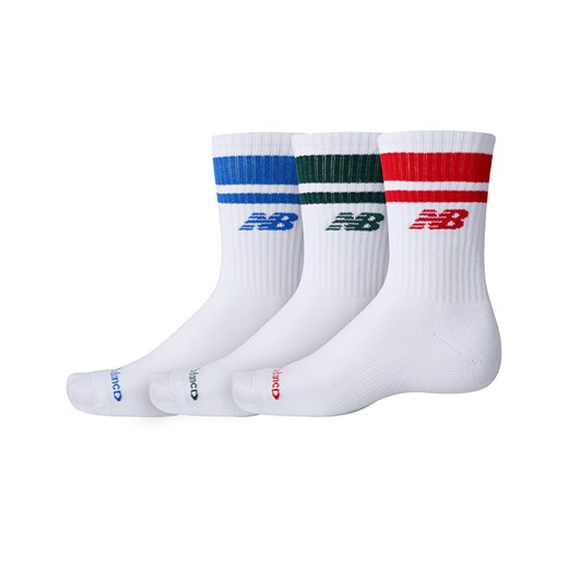 Skarpety New Balance LAS51243WT – białe ze sklepu New Balance Poland w kategorii Skarpetki męskie - zdjęcie 185753592