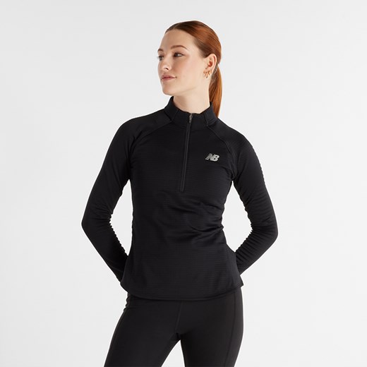 Bluza damska New Balance WT43200BK – czarna ze sklepu New Balance Poland w kategorii Bluzy damskie - zdjęcie 185753660