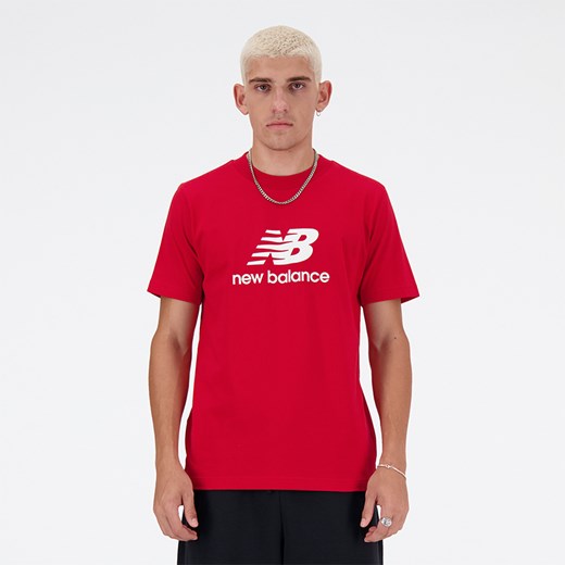Koszulka męska New Balance MT41502TRE – czerwona ze sklepu New Balance Poland w kategorii T-shirty męskie - zdjęcie 185753691